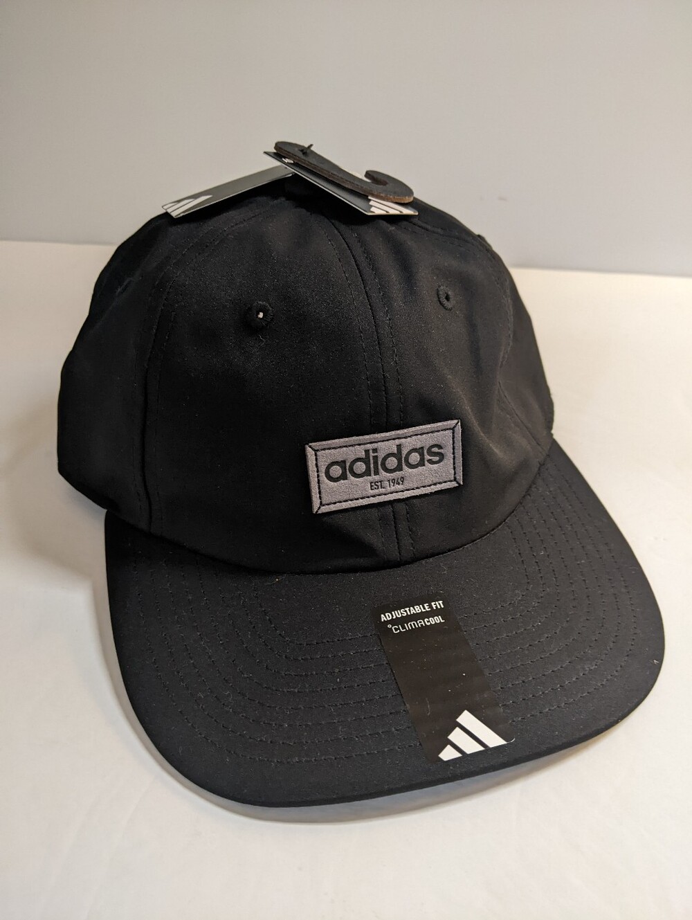 Adidas ClimaCool Men's Hat Cap Black/ Grey Adjustable Strap